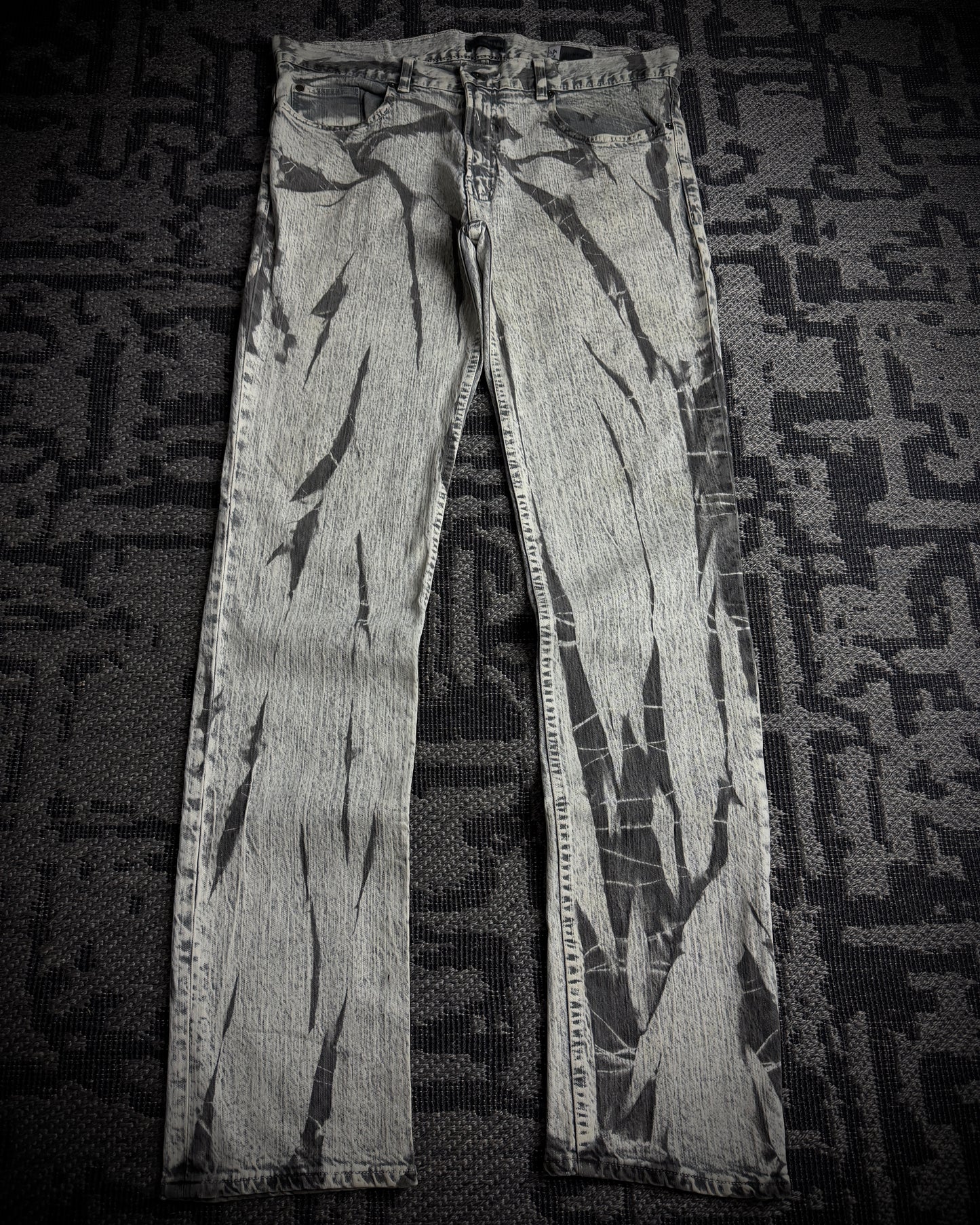 Kill City Constructors Shattered Acid Slim Straight Denim