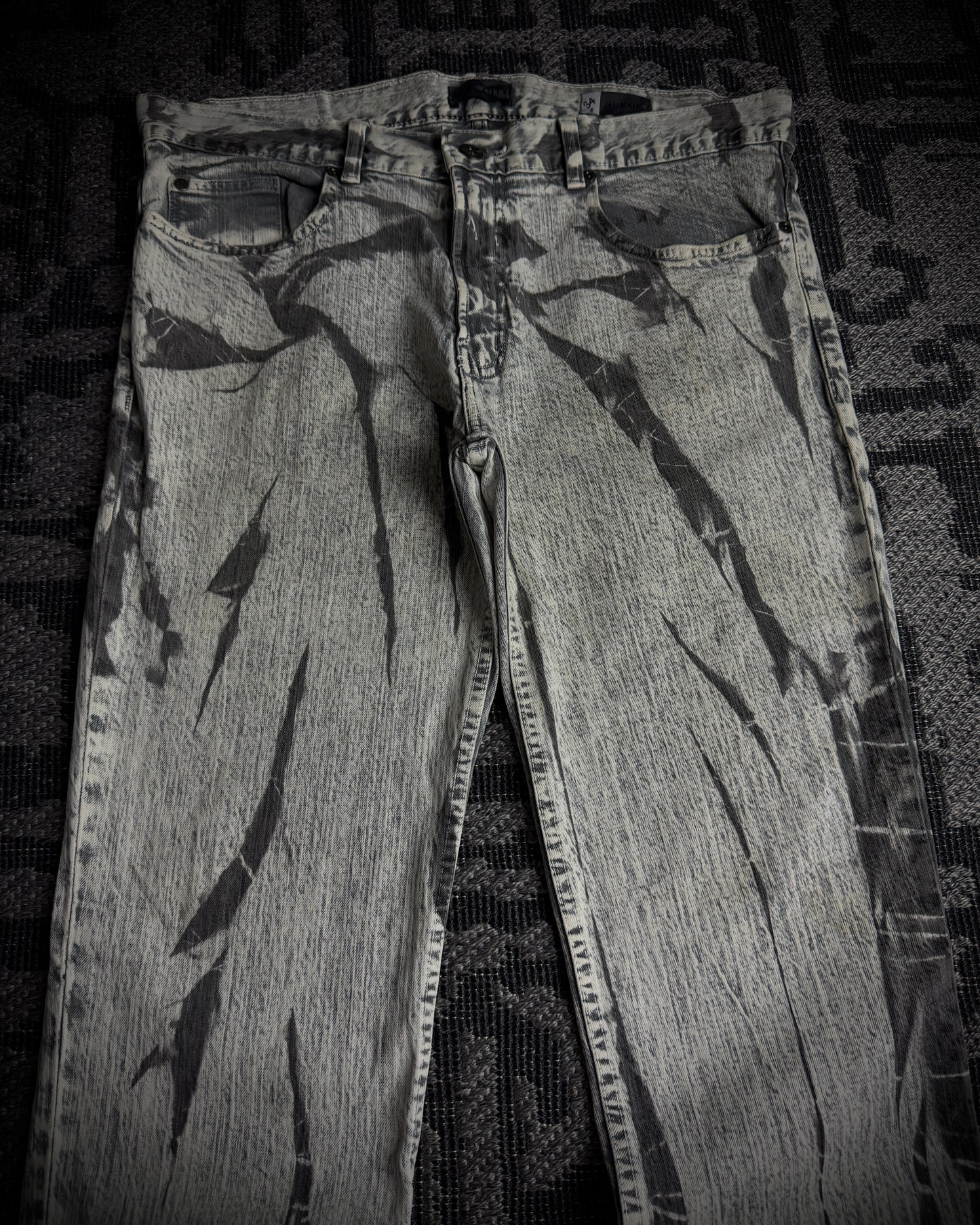 Kill City Constructors Shattered Acid Slim Straight Denim