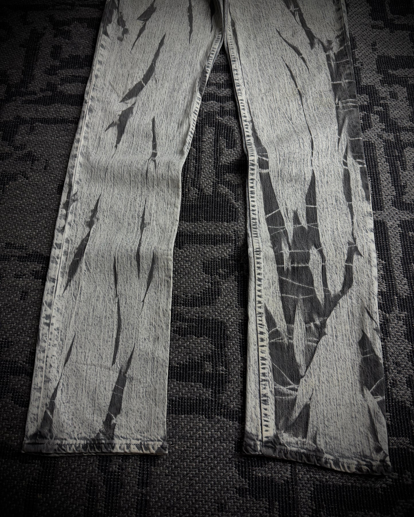 Kill City Constructors Shattered Acid Slim Straight Denim