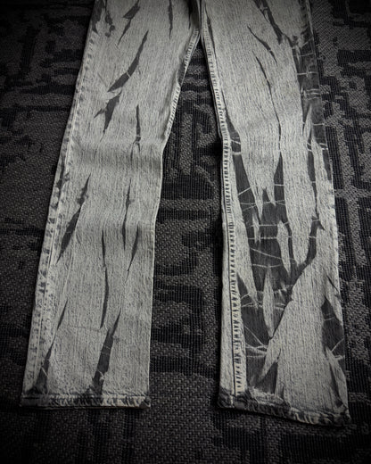 Kill City Constructors Shattered Acid Slim Straight Denim