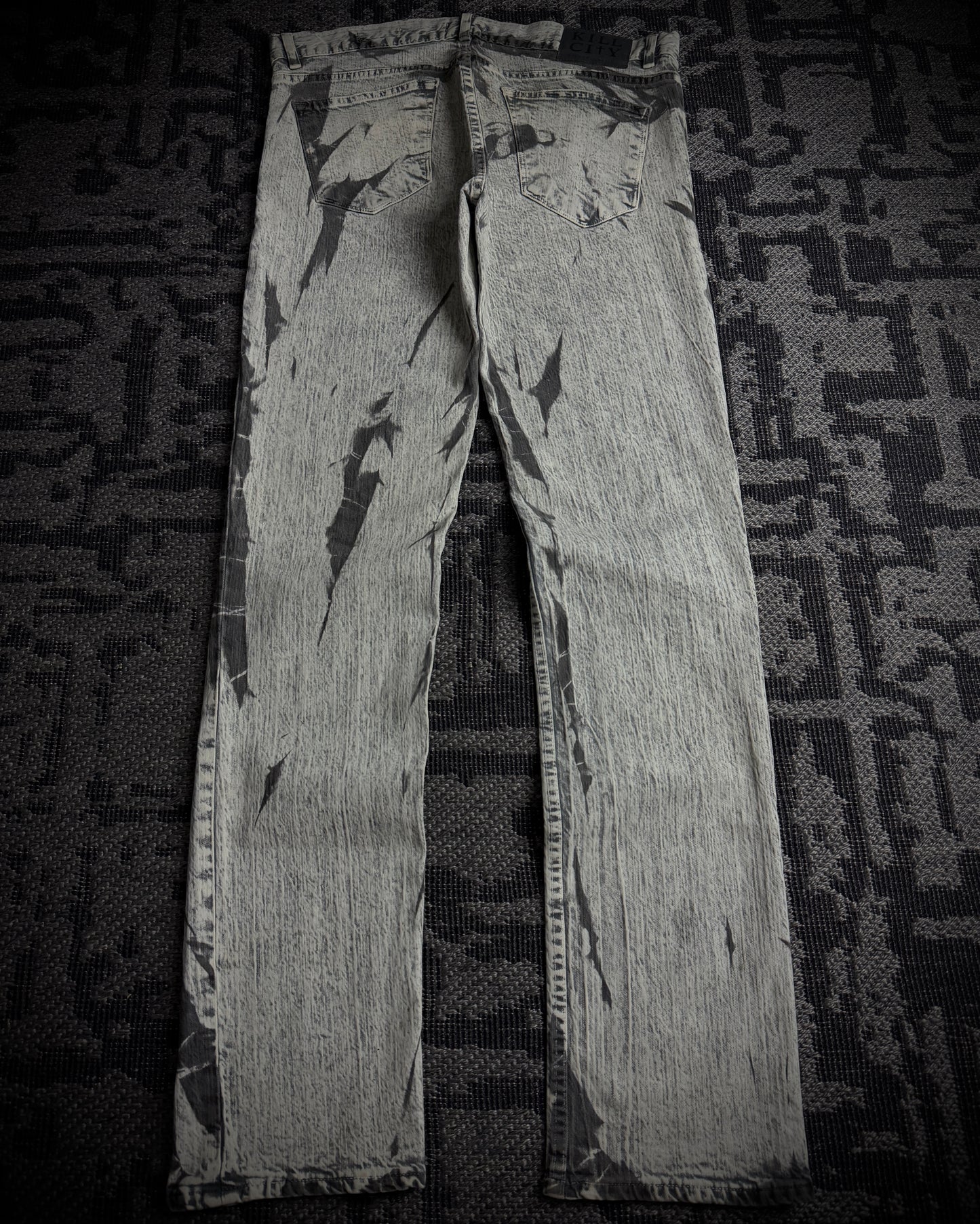 Kill City Constructors Shattered Acid Slim Straight Denim