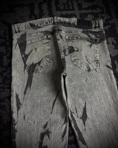 Kill City Constructors Shattered Acid Slim Straight Denim
