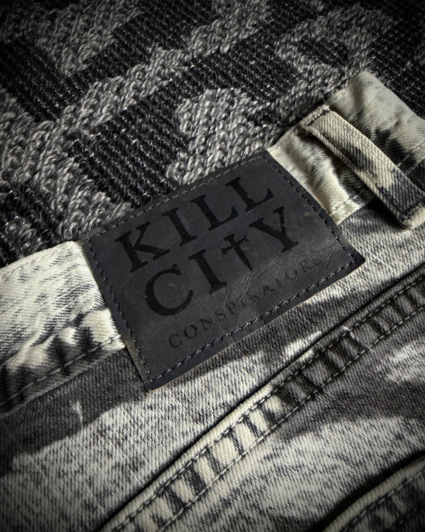 Kill City Constructors Shattered Acid Slim Straight Denim