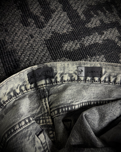 Kill City Constructors Shattered Acid Slim Straight Denim