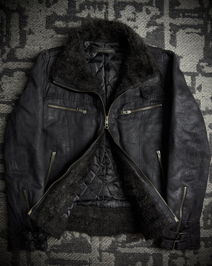 Schlussel Faux Fur Coated Jacket