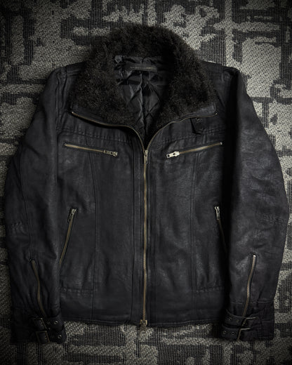 Schlussel Faux Fur Coated Jacket