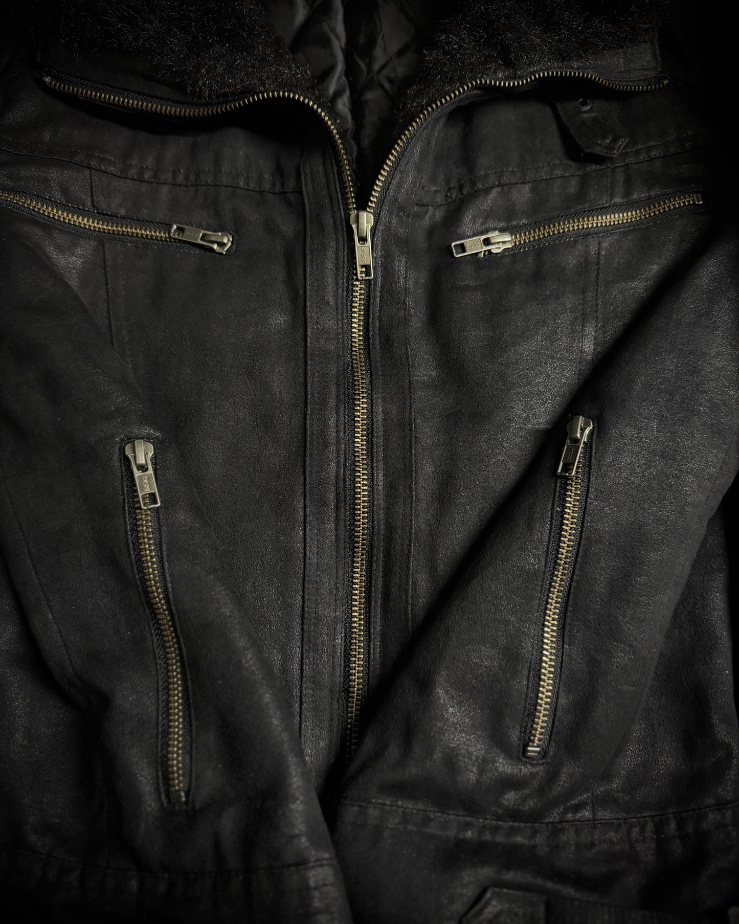 Schlussel Faux Fur Coated Jacket