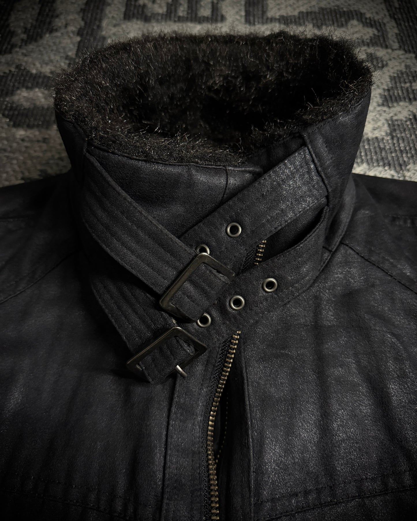 Schlussel Faux Fur Coated Jacket