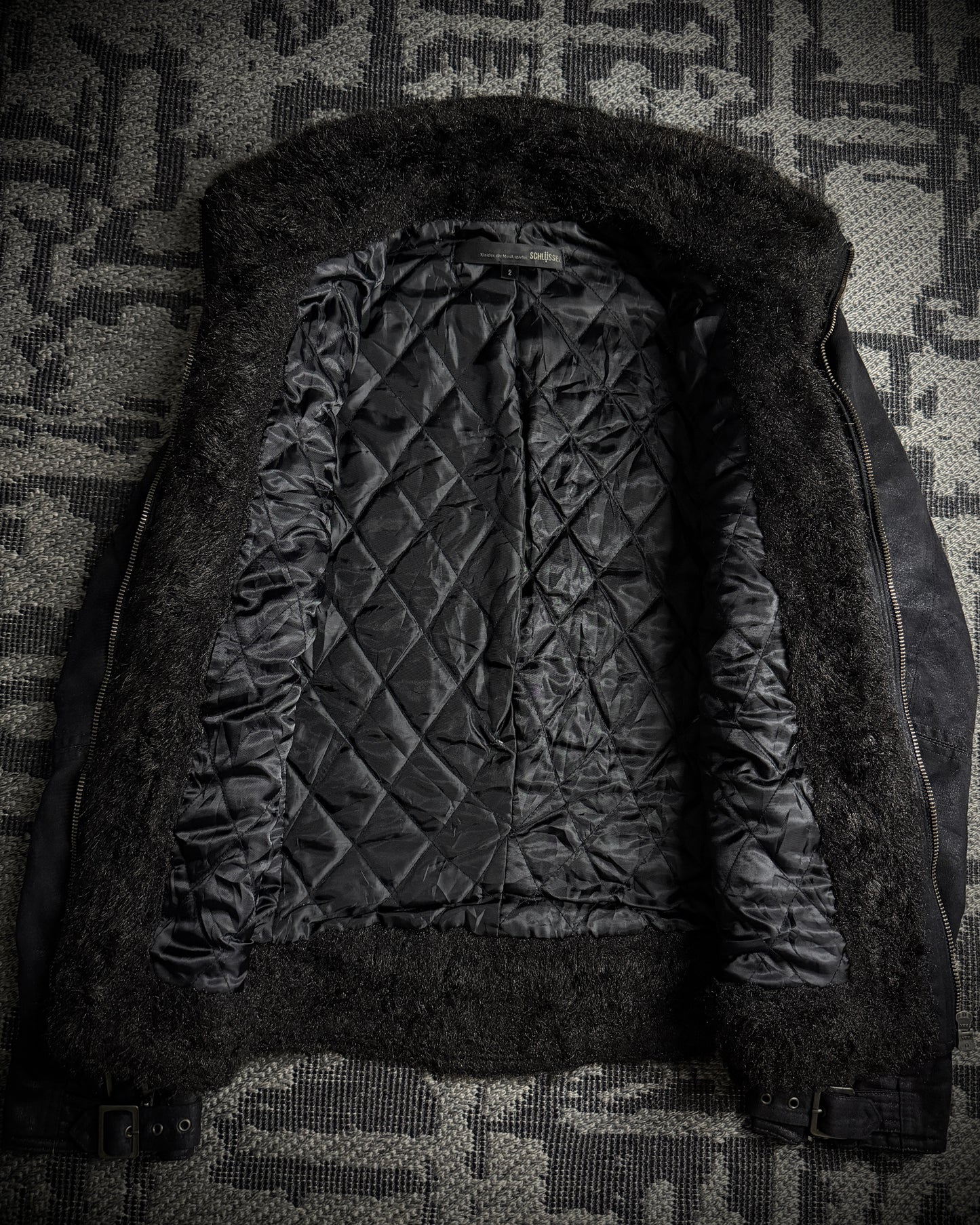 Schlussel Faux Fur Coated Jacket