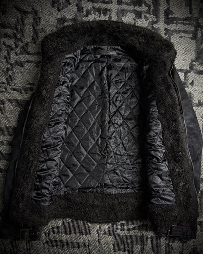 Schlussel Faux Fur Coated Jacket
