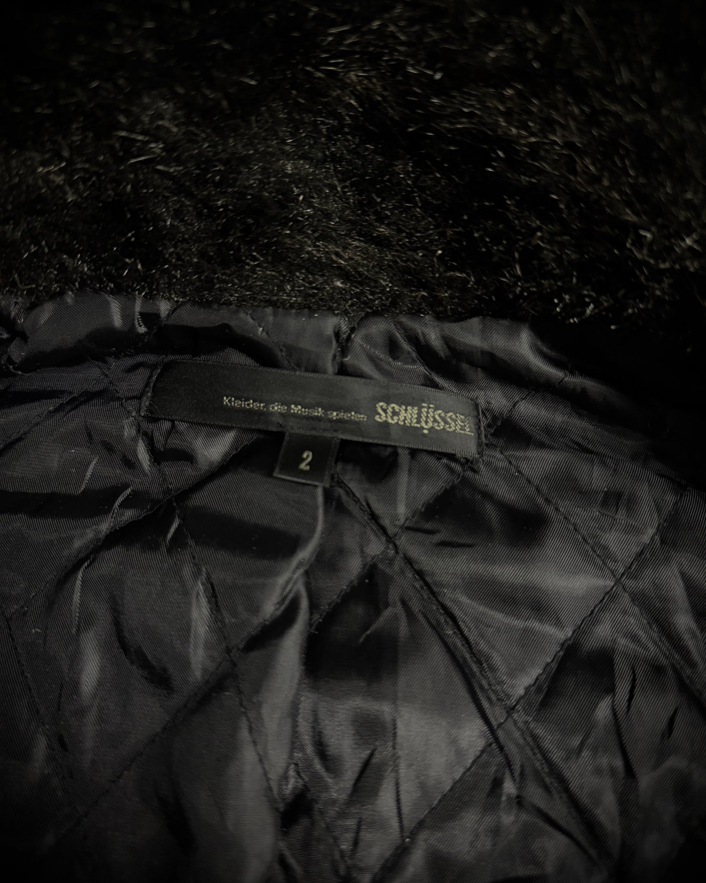 Schlussel Faux Fur Coated Jacket