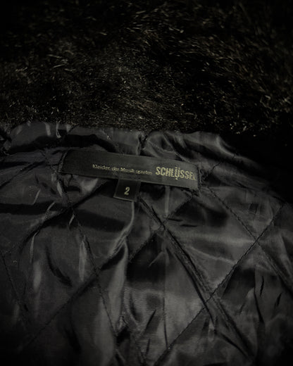 Schlussel Faux Fur Coated Jacket
