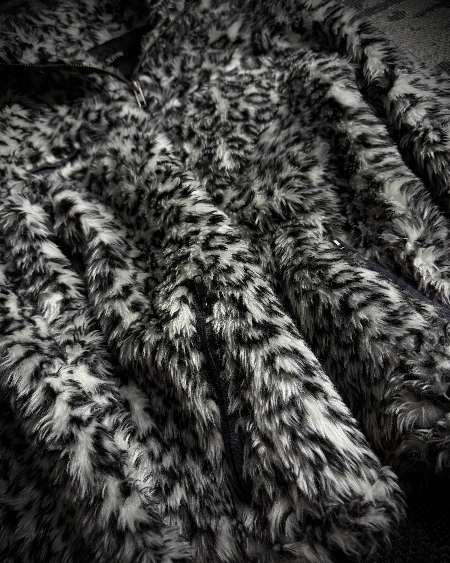 Xfrm Snow Leopard Faux Fur Jacket