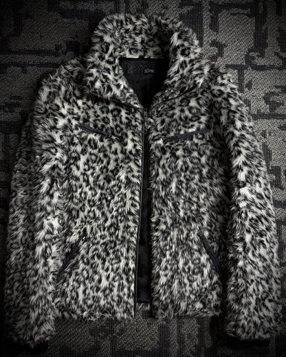 Xfrm Snow Leopard Faux Fur Jacket