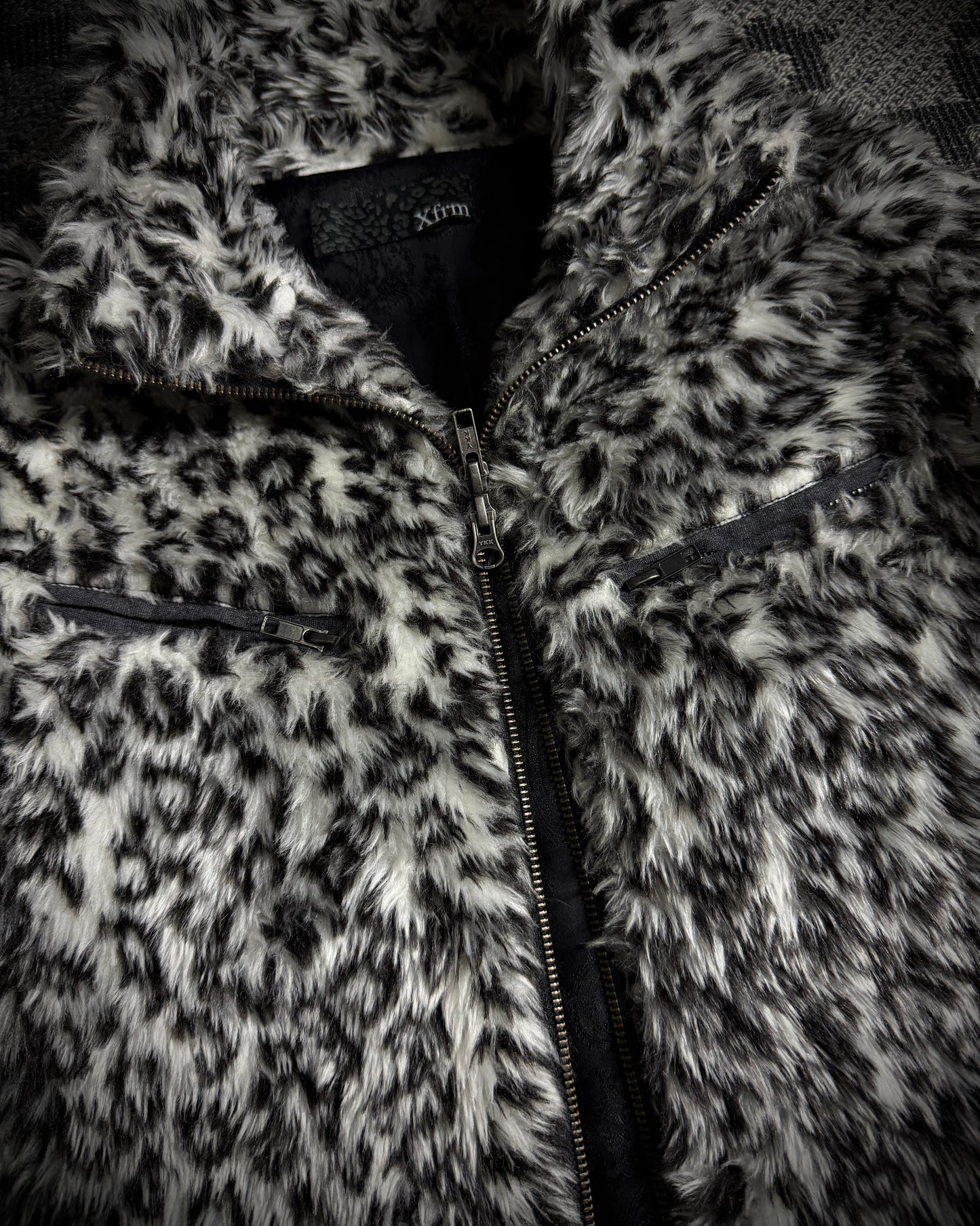 Xfrm Snow Leopard Faux Fur Jacket