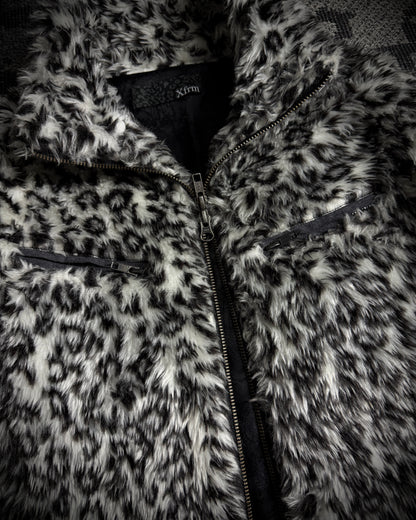 Xfrm Snow Leopard Faux Fur Jacket