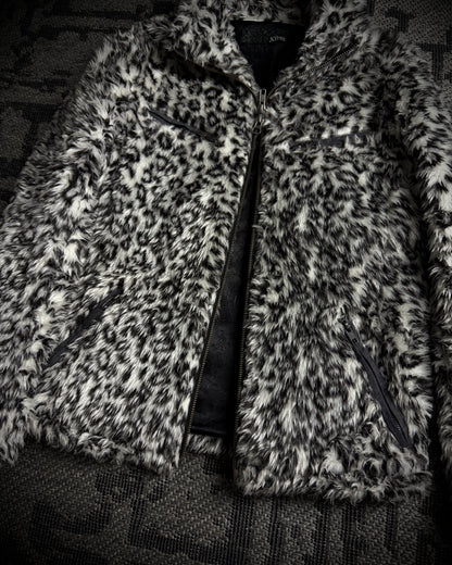 Xfrm Snow Leopard Faux Fur Jacket