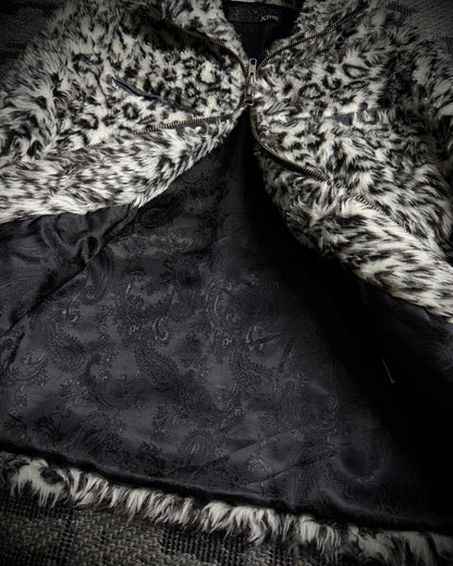 Xfrm Snow Leopard Faux Fur Jacket