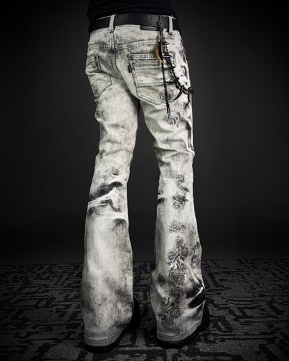 Tornado Mart Ash Rose Flared Jeans