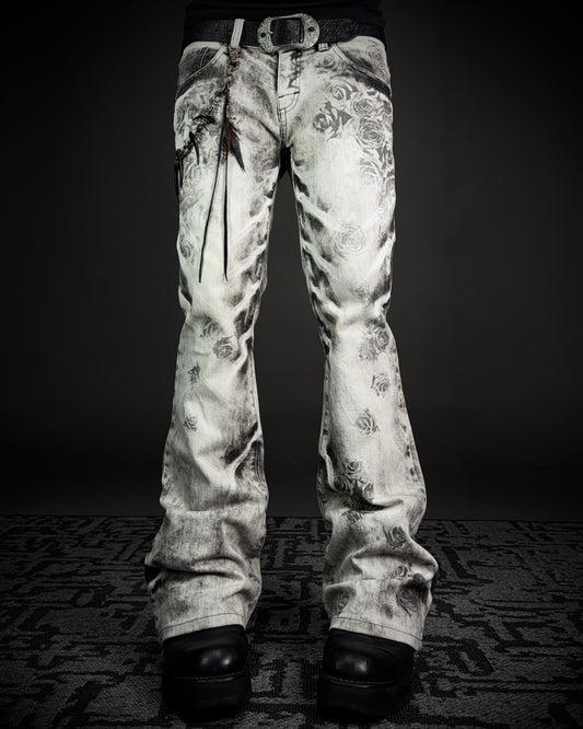 Tornado Mart Ash Rose Flared Jeans