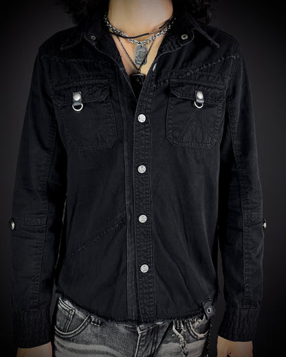 In The Attic Asymmetric Panel Shirt