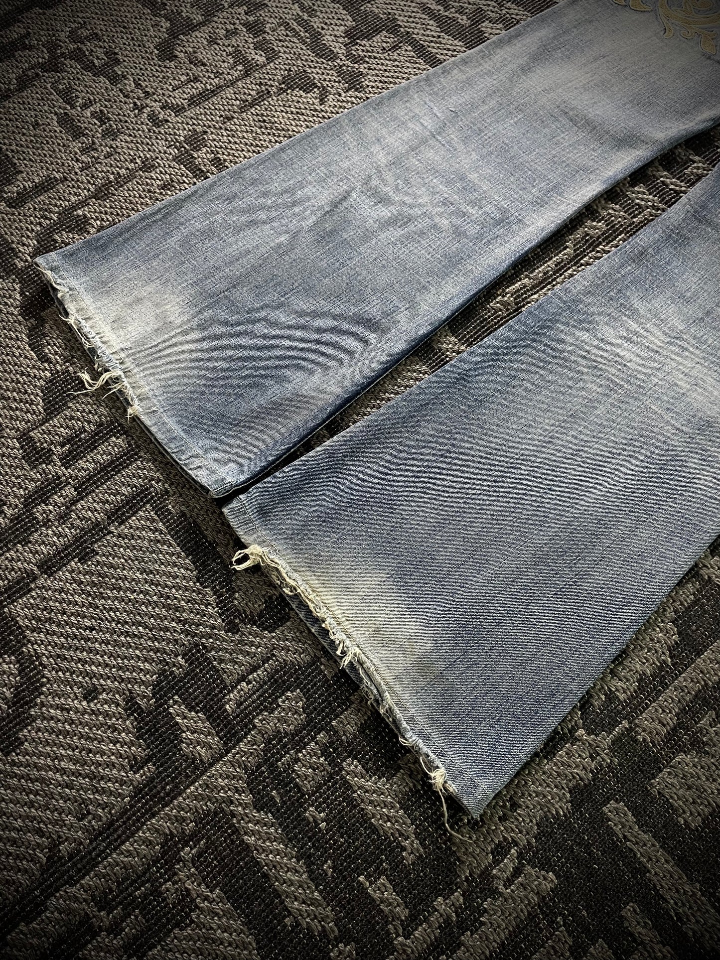 Tornado Mart Tribal Flared Jeans (S)