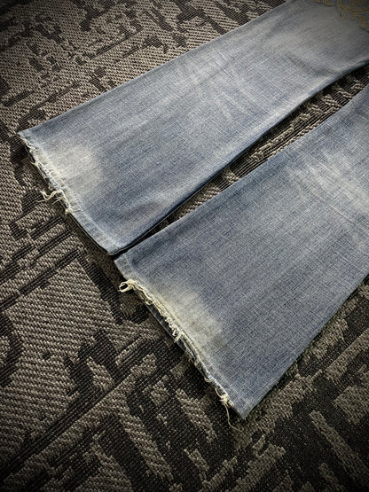 Tornado Mart Tribal Flared Jeans (S)