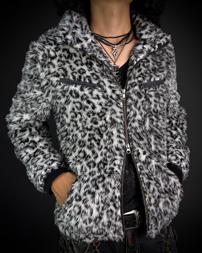 Xfrm Snow Leopard Faux Fur Jacket