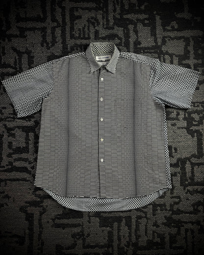 COMME des GARÇONS SHIRT (Early 2000s) Mixed Pattern Short Sleeve