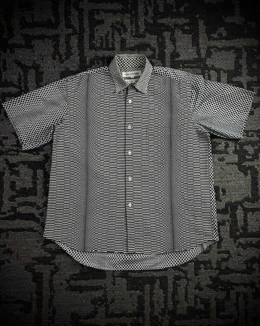 COMME des GARÇONS SHIRT (Early 2000s) Mixed Pattern Short Sleeve