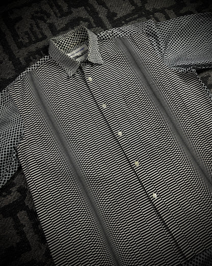 COMME des GARÇONS SHIRT (Early 2000s) Mixed Pattern Short Sleeve