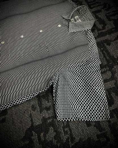 COMME des GARÇONS SHIRT (Early 2000s) Mixed Pattern Short Sleeve