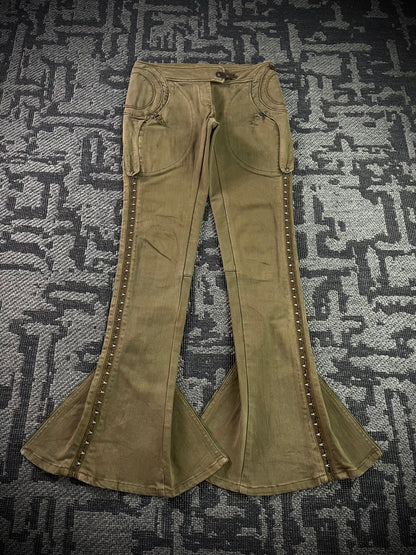 Share Spirit Geometry Hooks Flared Pants