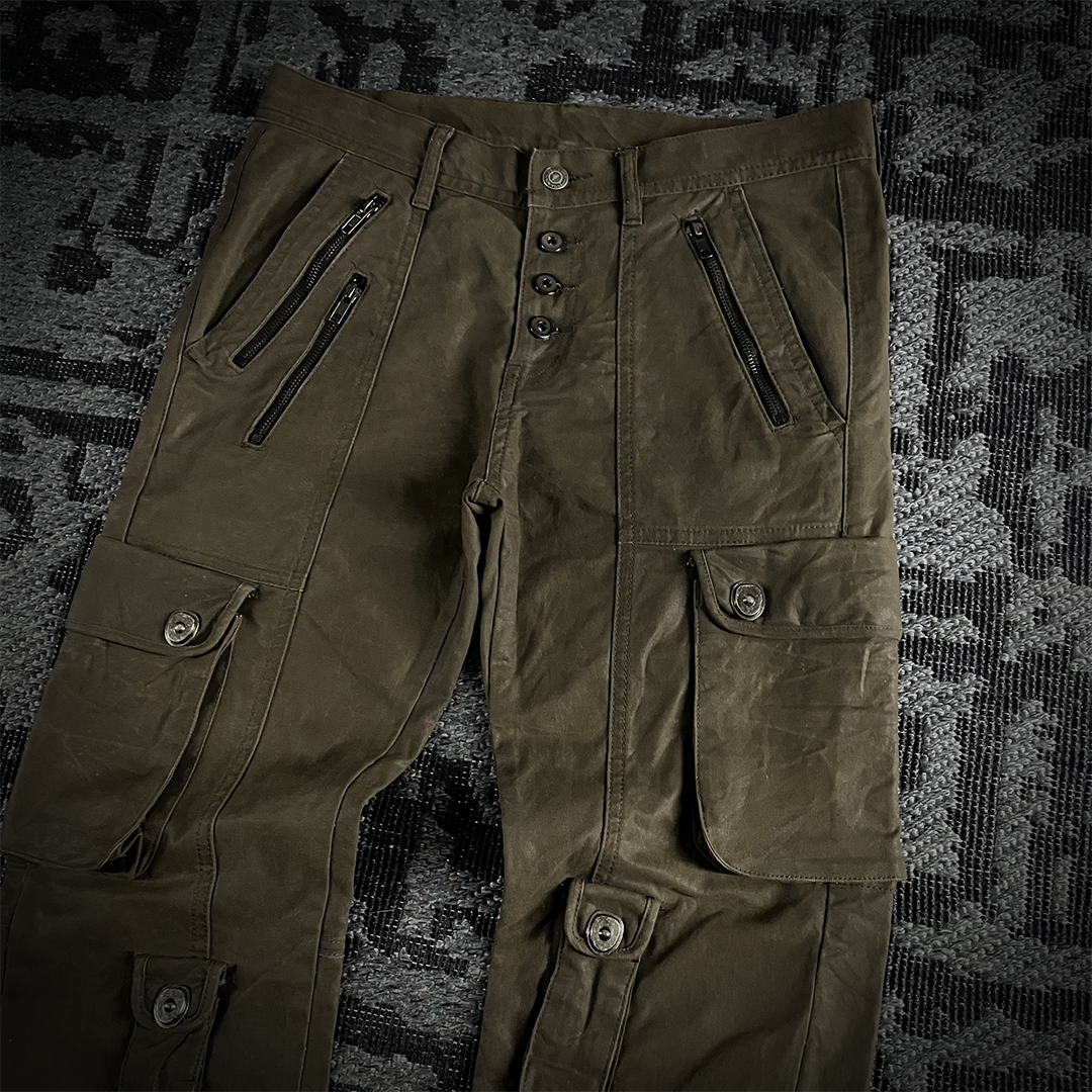 Tornado Mart Tactical Waxed Multiple Pocket Pants