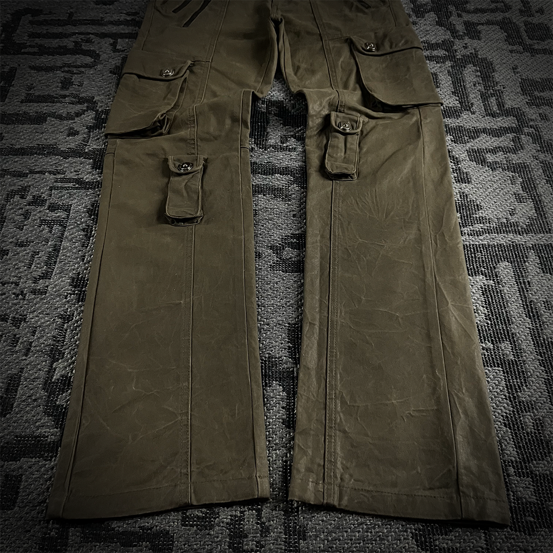 Tornado Mart Tactical Waxed Multiple Pocket Pants