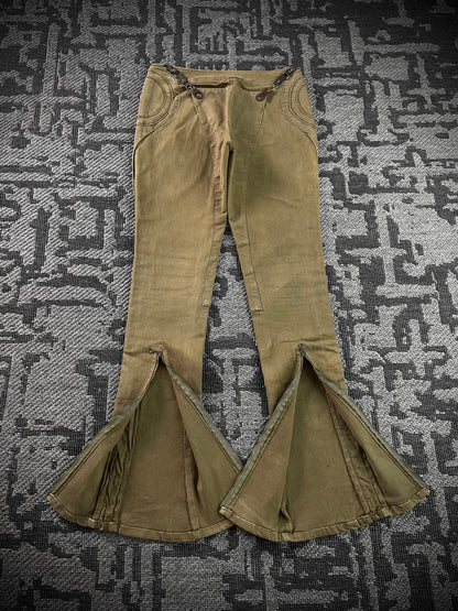 Share Spirit Geometry Hooks Flared Pants