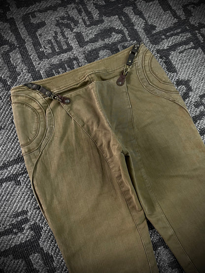 Share Spirit Geometry Hooks Flared Pants