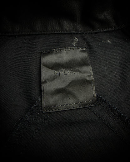 Midas Coated Splatter Multi-Zip Biker Vest