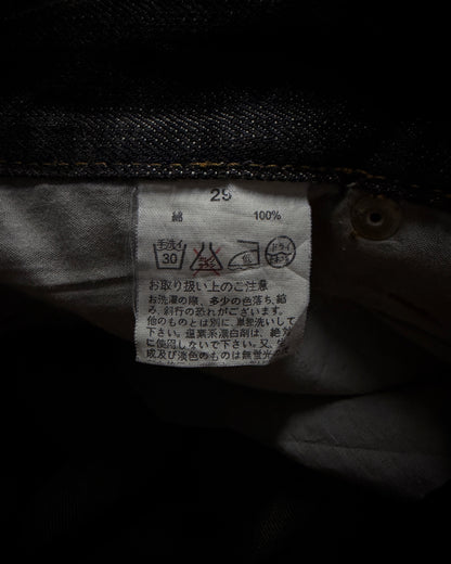GOA Mud Washed Distressed Bootcut Denim