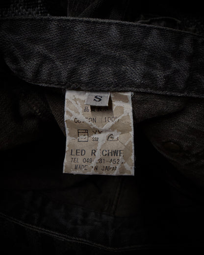VERONICA by LED RECHWE “Crazy Racer” Mud Washed Utility Flared Denim