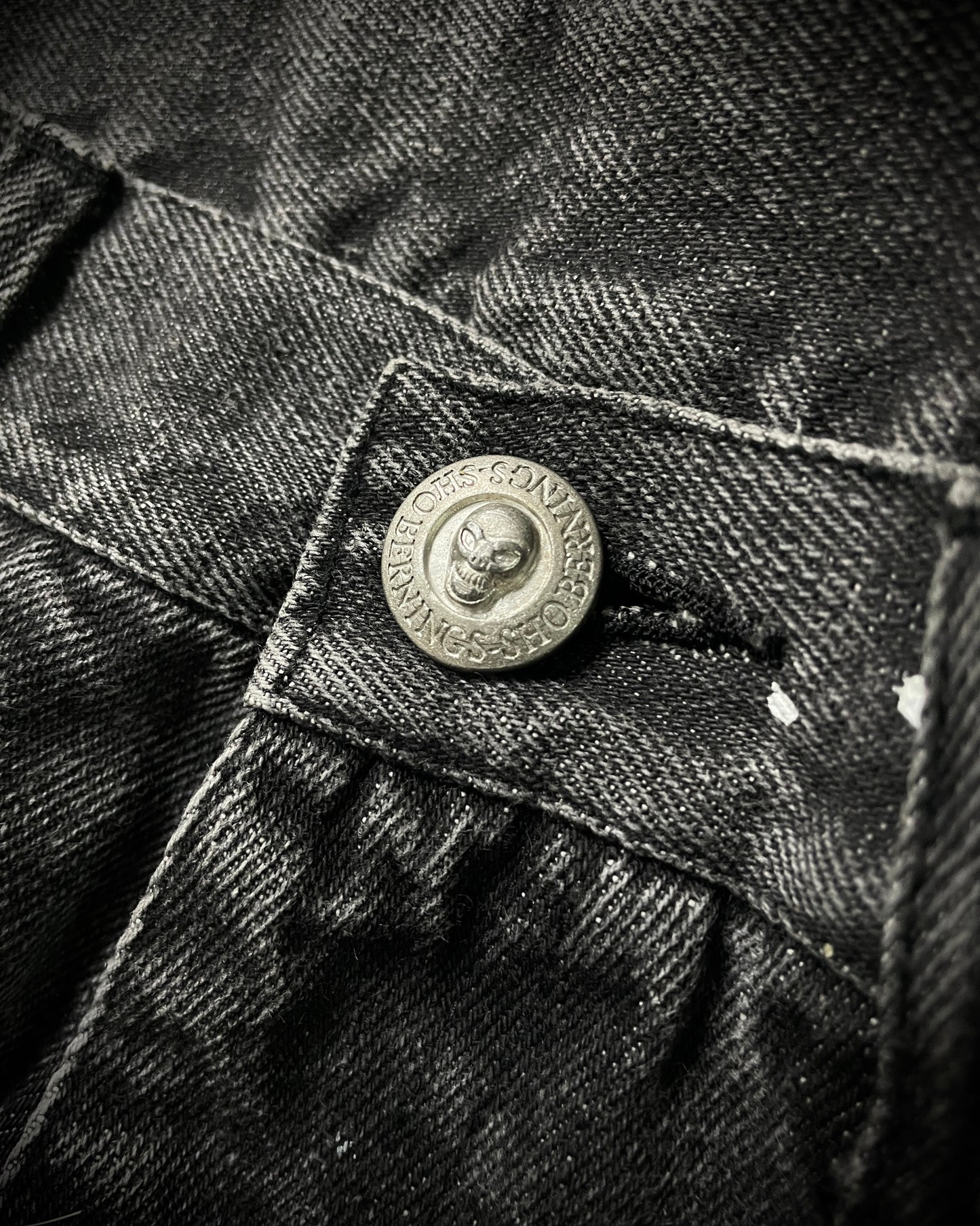 Bernings Sho Distressed Poem Bootcut Denim