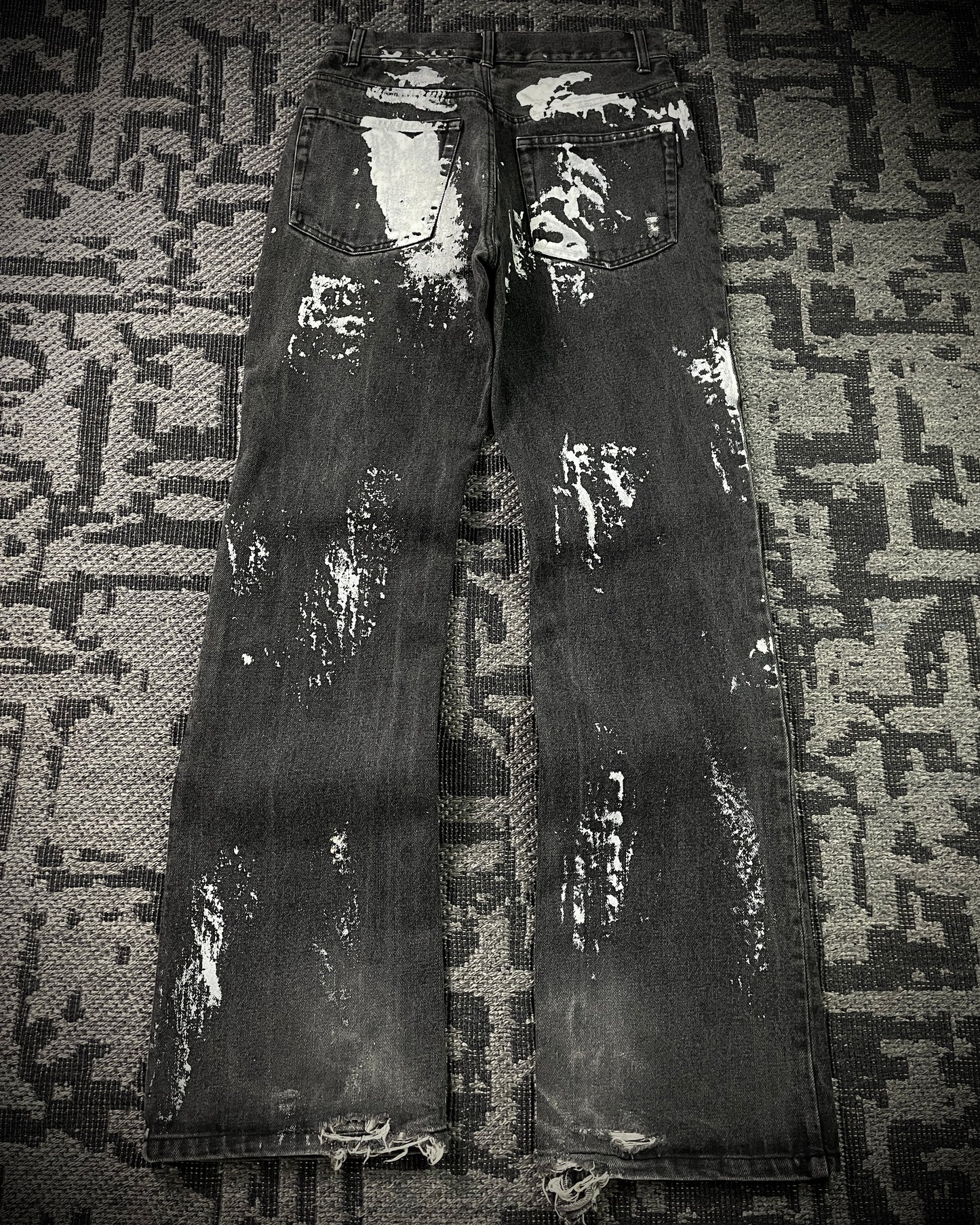 Bernings Sho Distressed Poem Bootcut Denim