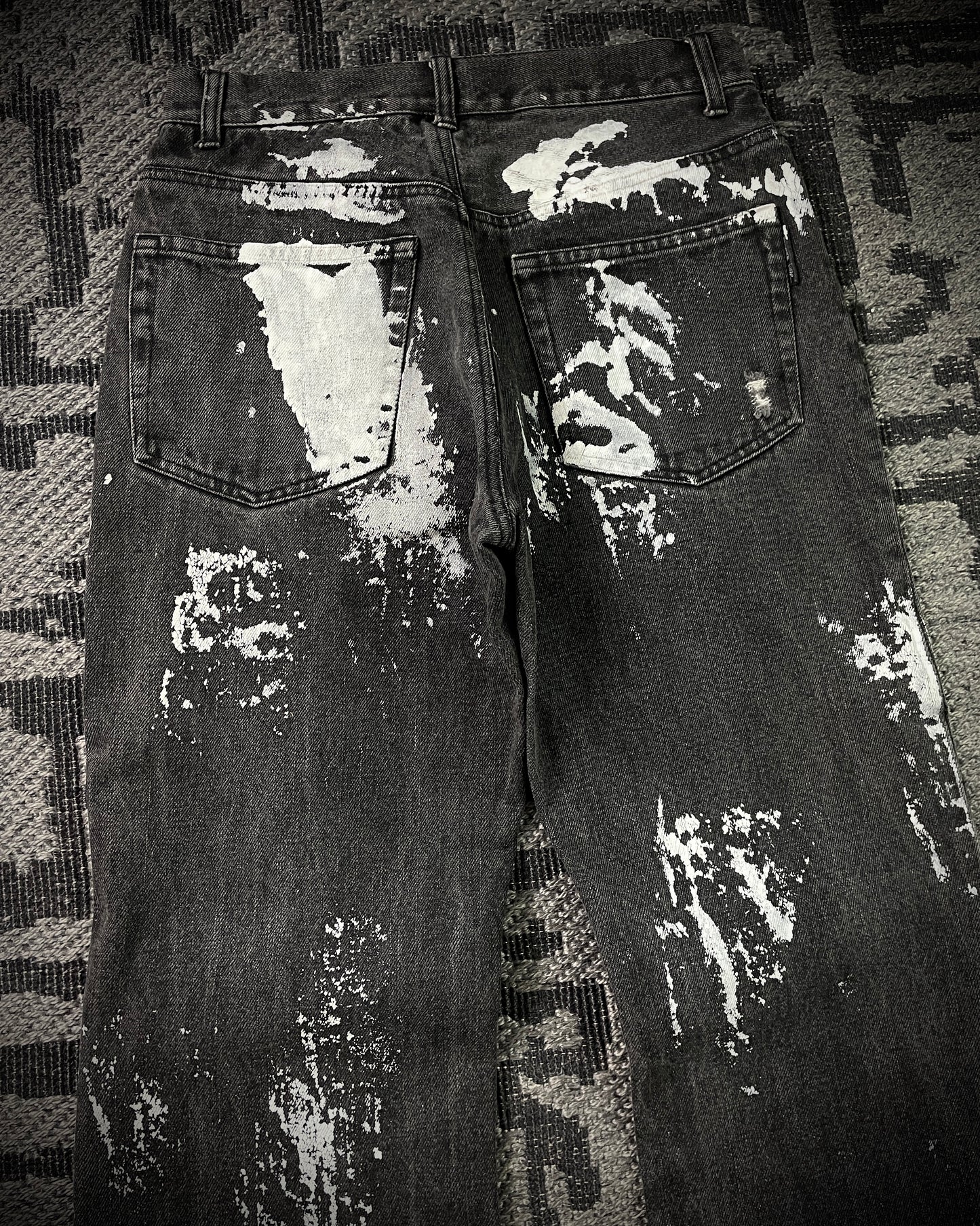 Bernings Sho Distressed Poem Bootcut Denim