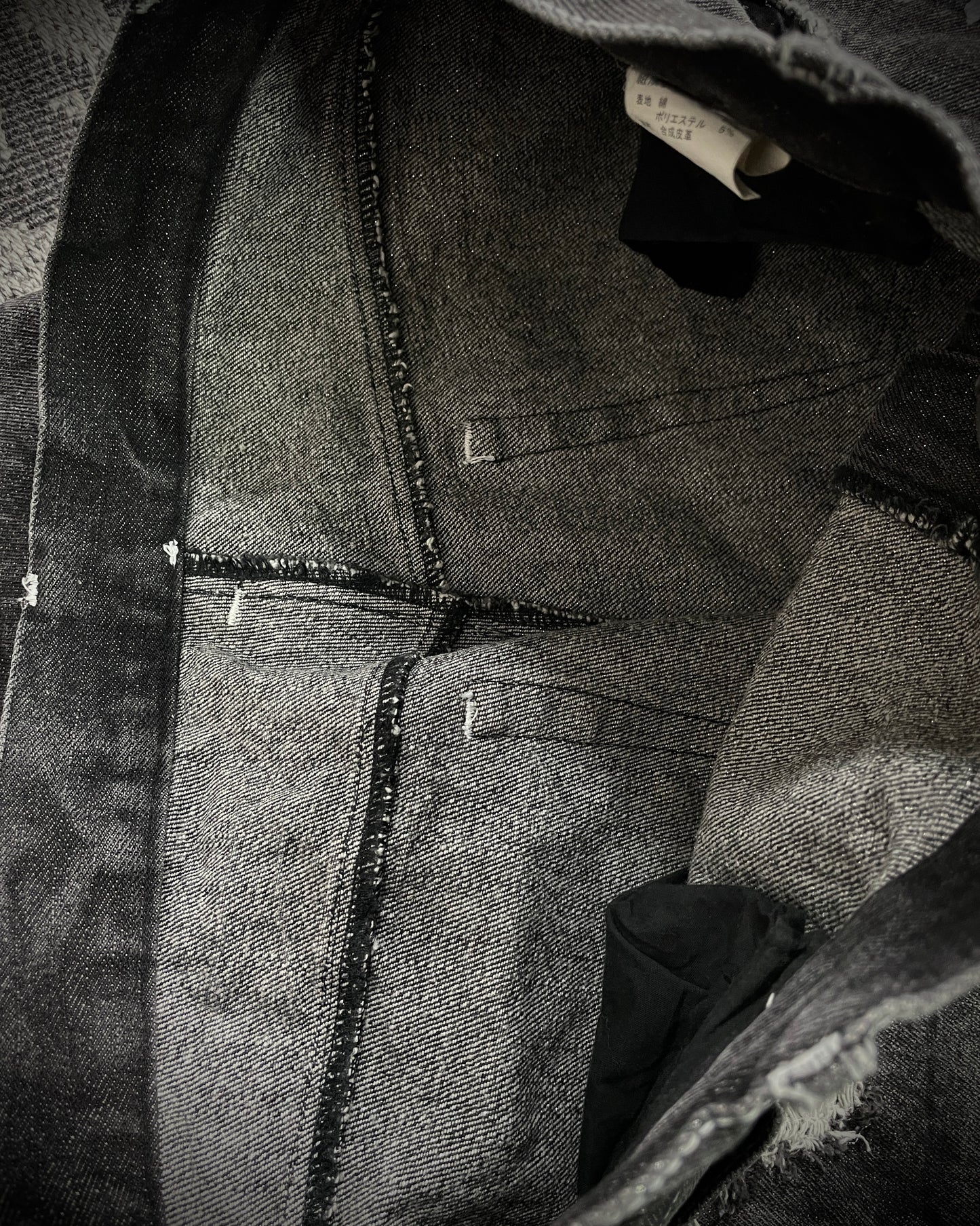 Bernings Sho Silver Stitch Multi-zip Distressed Poem Bootcut Jeans