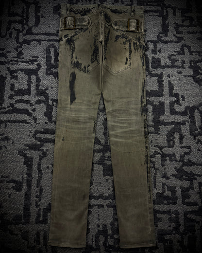 Share Spirit Painted Buckle Pants