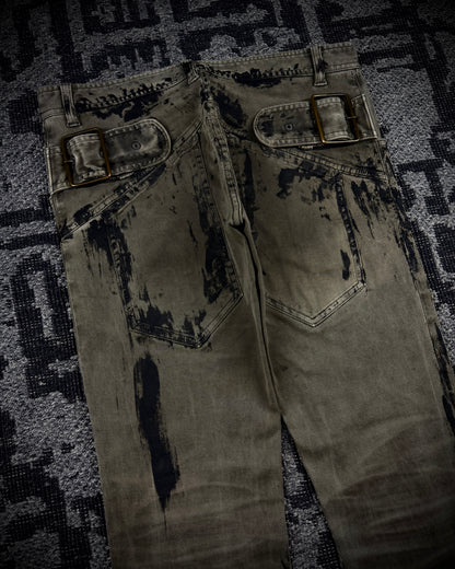 Share Spirit Painted Buckle Pants