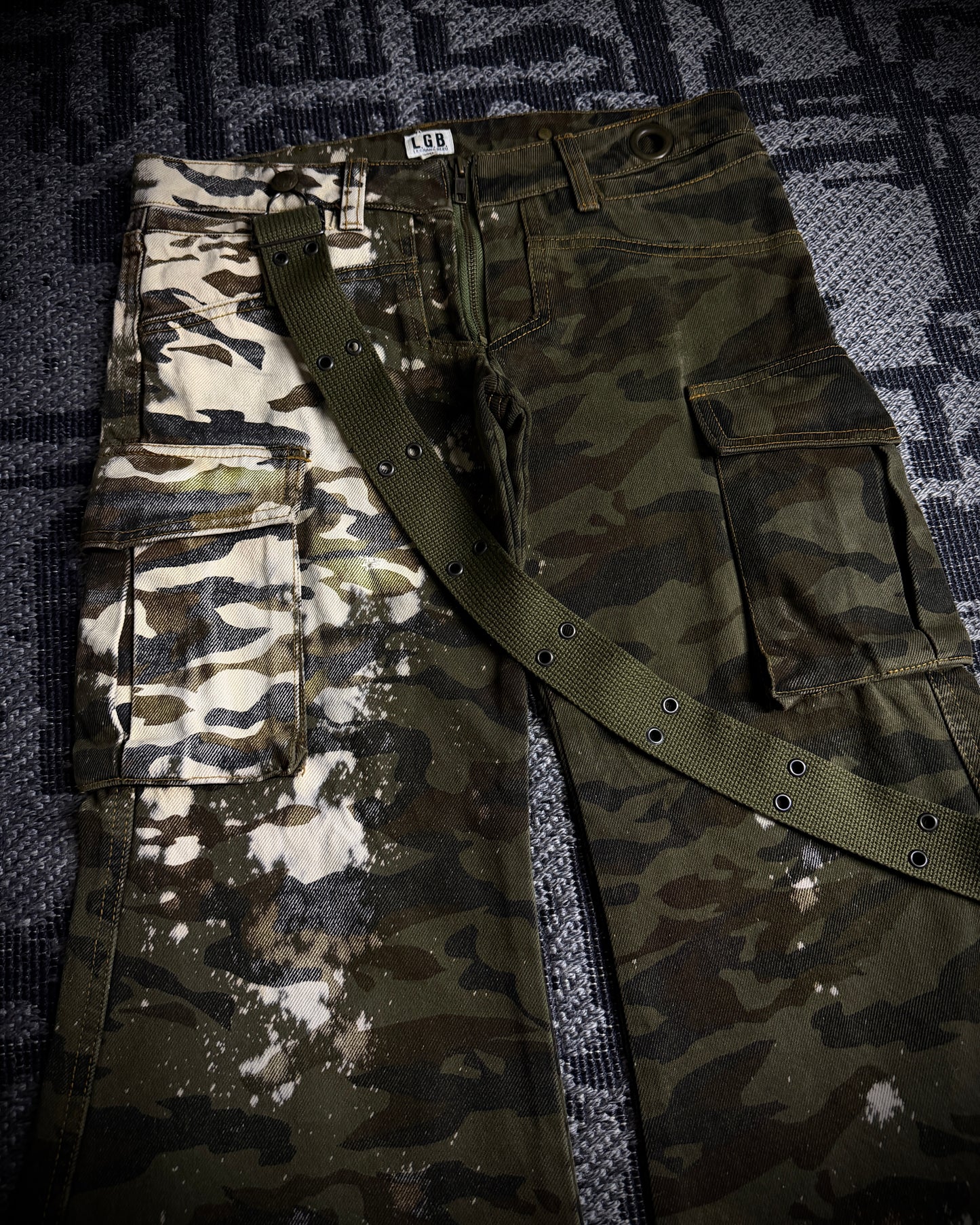 LGB Tactical Camo Bell Flared Pants