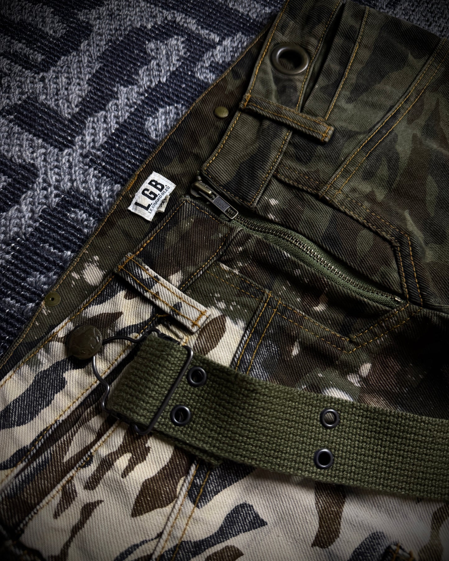 LGB Tactical Camo Bell Flared Pants