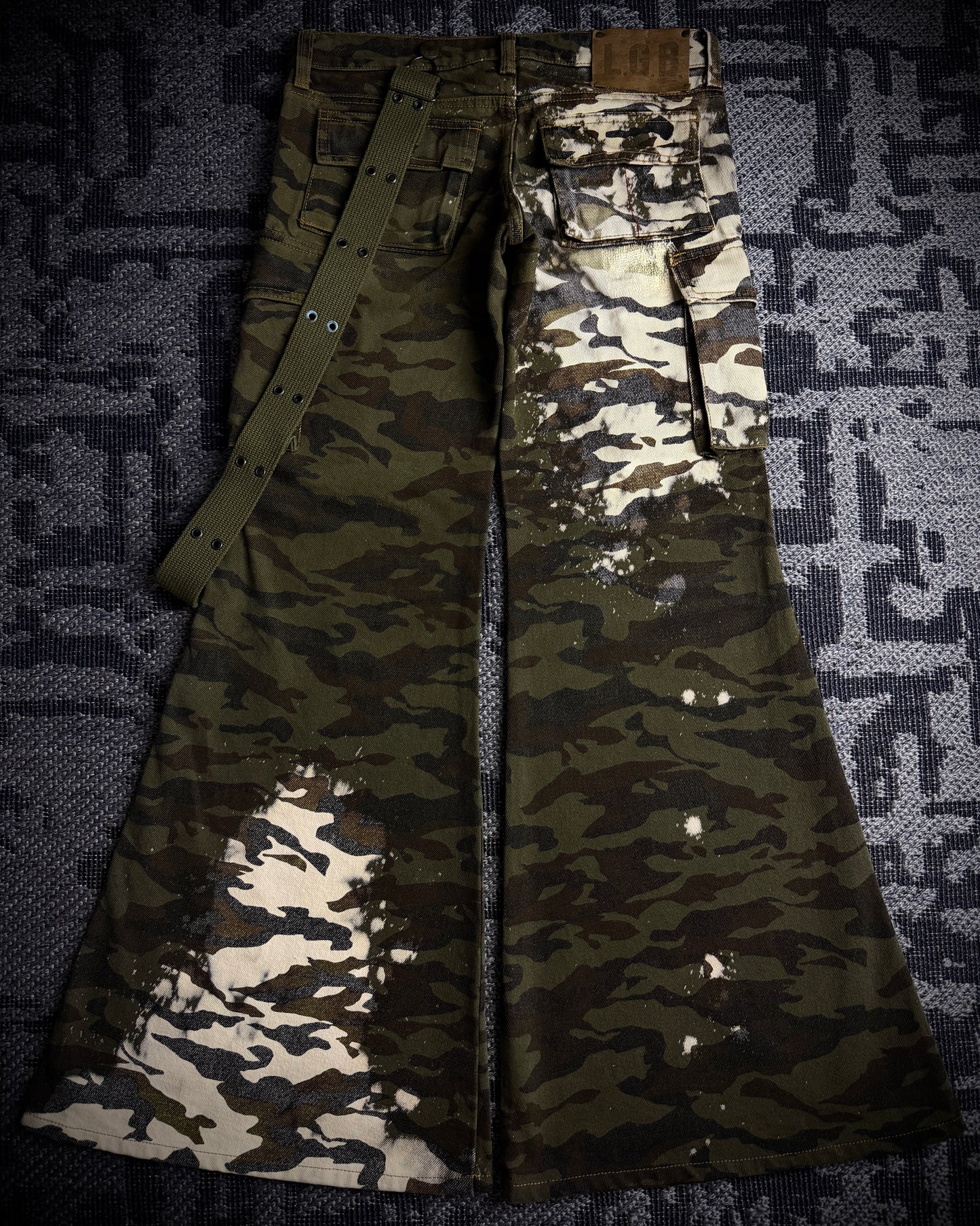 LGB Tactical Camo Bell Flared Pants