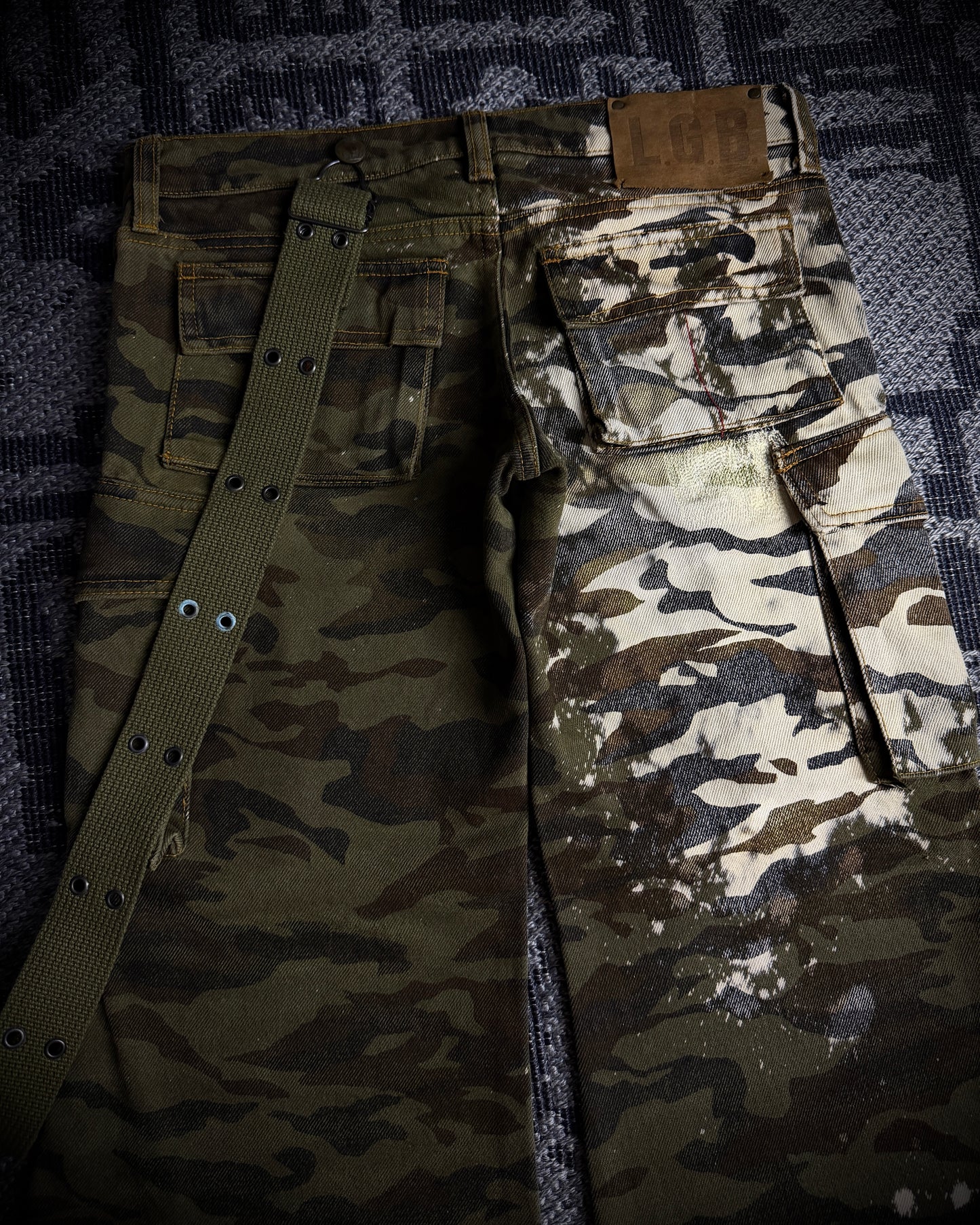 LGB Tactical Camo Bell Flared Pants